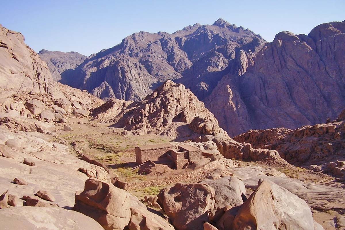 Christian religious sites in South Sinai Egypt